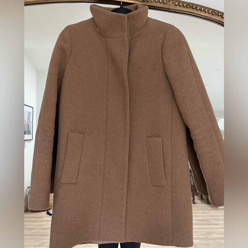 Jcrew Italian wool blend city coat